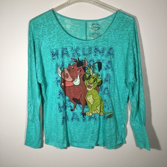 Disney Lion King Hakuna Matata Green Burnt… - Picture 1 of 6